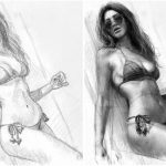 【受講生デッサン添削】正確に人物のプロポーションを描くためには